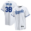 MLB ロイヤルズ ジョシュ・テイラー レプリカ ユニフォーム Nike ナイキ メンズ ホワイト (Men's MLB Nike Official Replica Player Jersey)