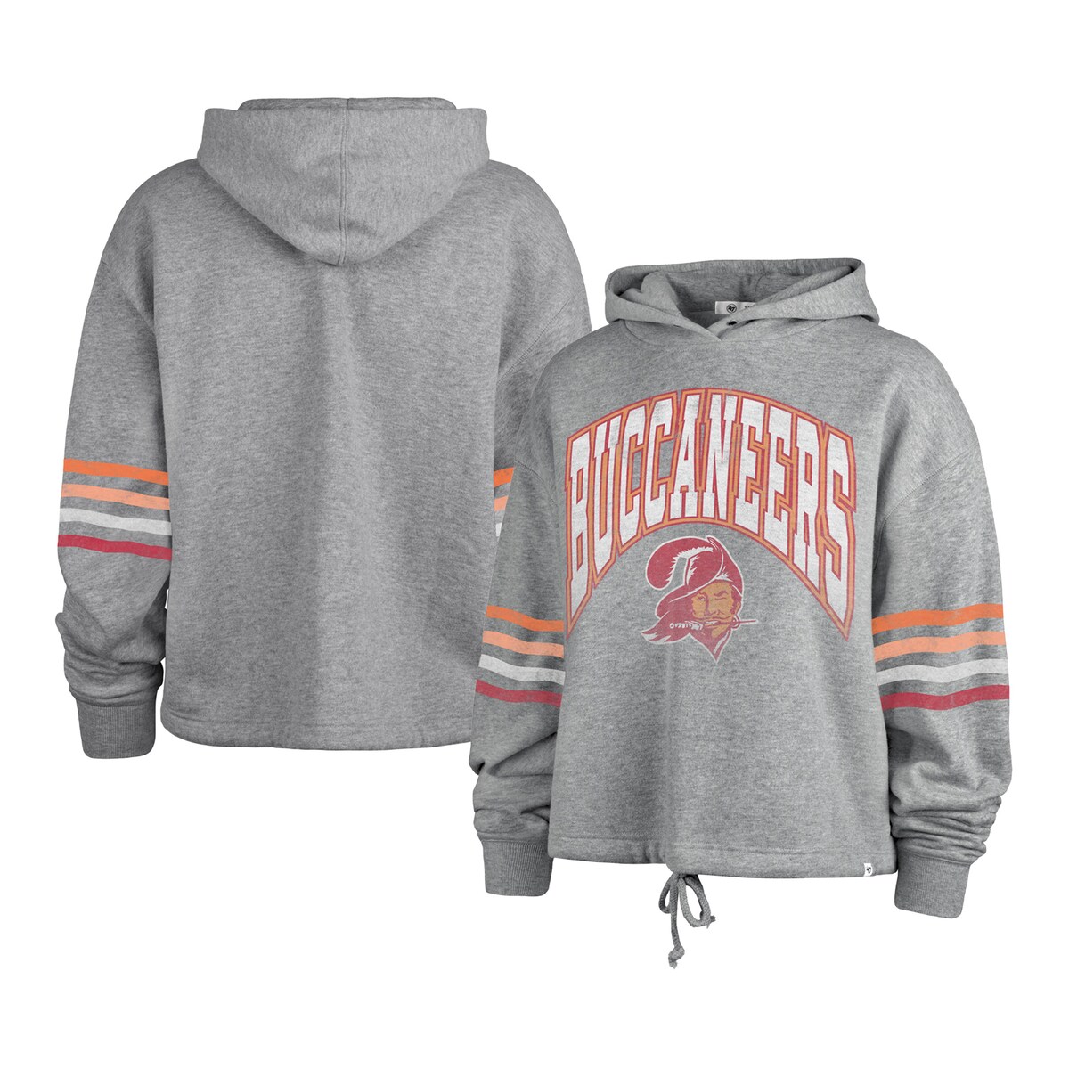 NFL バッカニアーズ プルオーバー パーカー '47 レディース ヘザーグレイ (23 Women's Upland Bennett Hoodie)