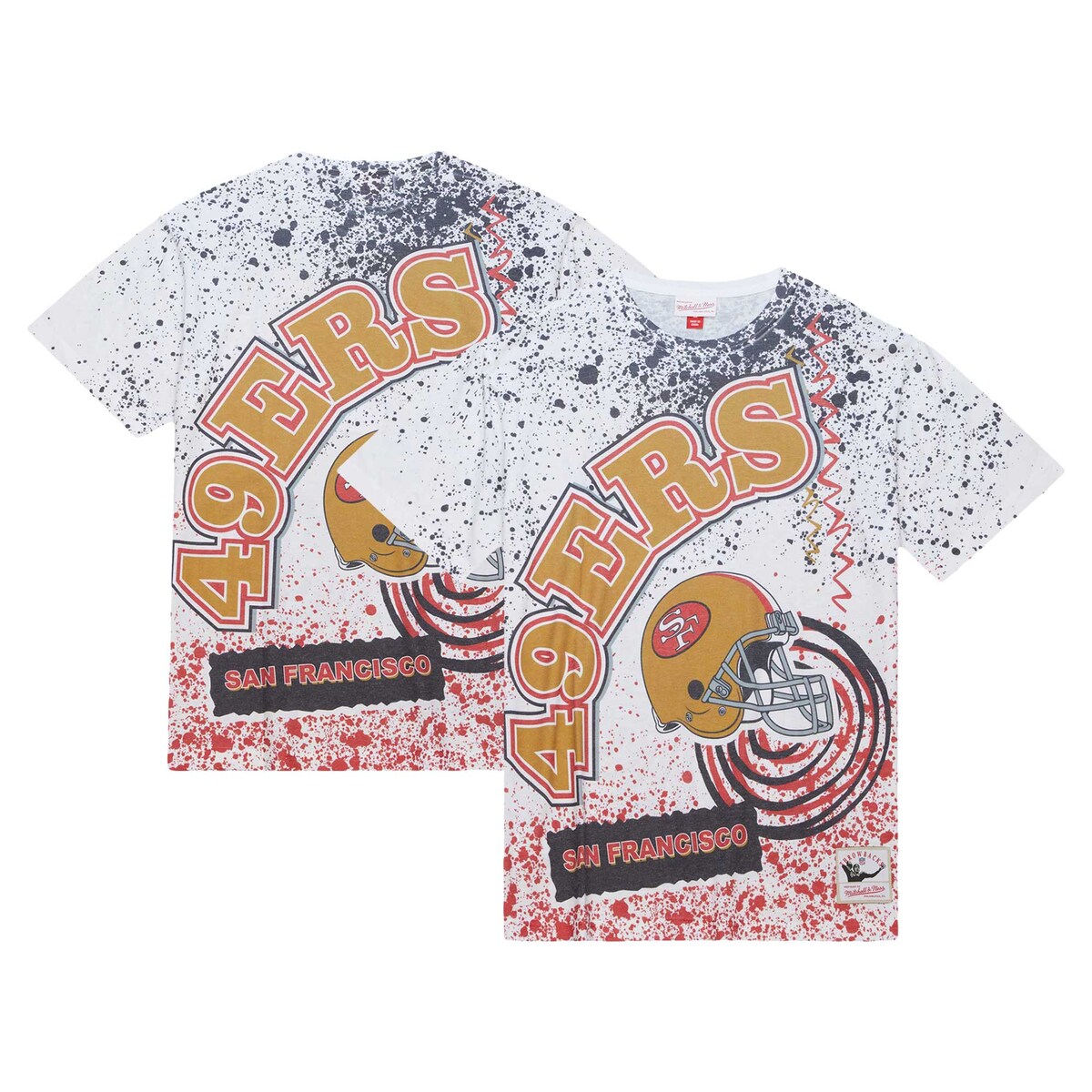 NFL 49ers Tシャツ Mitchell & Ness（ミッチェル＆ネス） メンズ ホワイト (23 NFL TEAM BURST SUBLIMATED SS TEE)のサムネイル