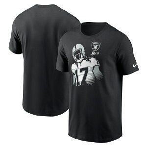 【公式グッズ】NFL レイダース ダバンテ・アダムス Tシャツ Nike ナイキ メンズ ブラック (Men's Nike Player Graphic SST)