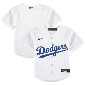 MLB ドジャース レプリカ ユニフォーム Nike ナイキ トドラー ホワイト (Juvenile MLB Nike Official Team Jersey)