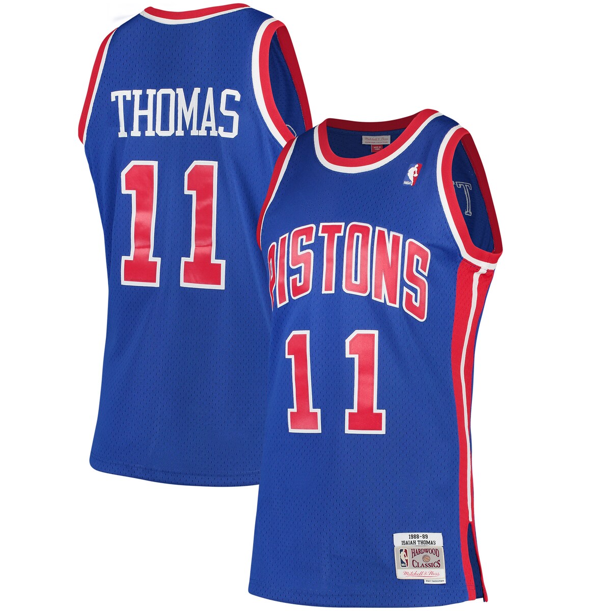 【公式グッズ】NBA ピストンズ アイザイア・トーマス ユニフォーム Mitchell & Ness（ミッチェル＆ネス） メンズ ブルー (MNC NBA HWC Mens Swingman Jersey)