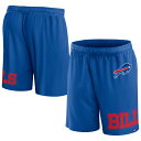 NFL ビルズ ショーツ Fanatics（ファナティクス） メンズ ロイヤル (Men's Fanatics Brands Clincher Short)