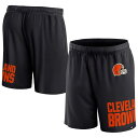 NFL ブラウンズ カジュアル ショーツ Fanatics（ファナティクス） メンズ ブラック (Men's Fanatics Brands Clincher Short)