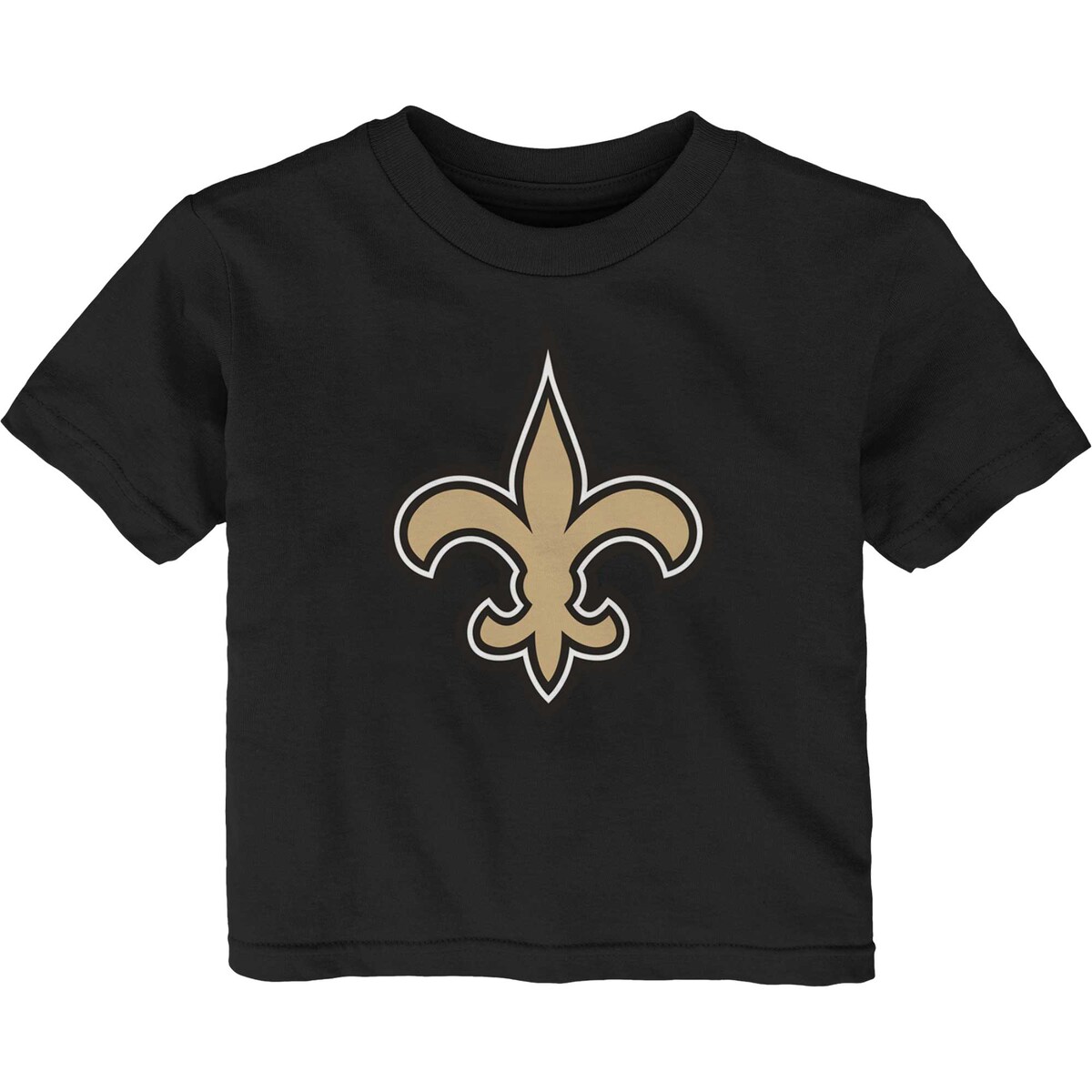 NFL セインツ Tシャツ ロゴ入り Outerstuff（アウタースタッフ） ベビー ブラック (23 Infant Primary Logo SST)