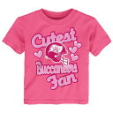 Help the little one in your family get the ball rolling on their die-hard fandom by grabbing this Tampa Bay Buccaneers Cutest Fan Hearts T-shirt. It features a classic design and soft fabric for a comfortable feel. Charming Tampa Bay Buccaneers graphics complete this outstanding piece of gear for an adorable getup.Brand: OuterstuffCrew neckMachine wash with garment inside out, tumble dry lowMaterial: 100% CottonImportedOfficially licensedScreen print graphics with glitter detailsShort sleeve