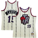 Rep one of your all-time favorite pros with this Vince Carter Chainstitch Swingman Jersey from Mitchell & Ness. The throwback Toronto Raptors details are inspired by the franchise's iconic look of days gone by. Every stitch on this jersey is tailored to exact team specifications, delivering outstanding quality and a premium feel.Mesh fabricSide splits at waist hemJersey Color Style: FashionOfficially licensedSwingman ThrowbackMaterial: 100% PolyesterWoven jock tag at hemMachine wash, line dryImportedChain-stitched fabric applique with chenille detailsBrand: Mitchell & Ness