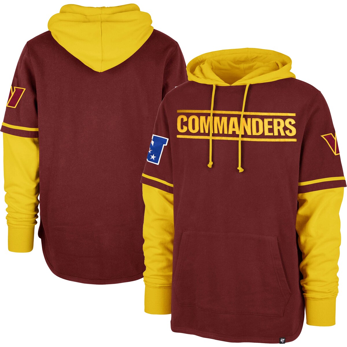 NFL R}_[Y vI[o[ p[J[ '47 Y o[KfB (23 47 Men's Trifecta Shortstop Pullover Hood)