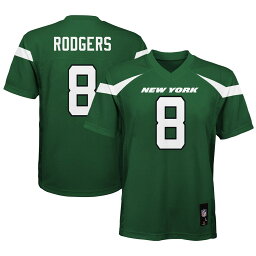 NFL ジェッツ アーロン・ロジャース レプリカ ユニフォーム Outerstuff（アウタースタッフ） キッズ グリーン (22 Youth NFL Mid-Tier Jersey)