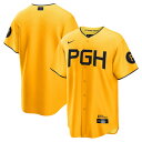 【公式グッズ】MLB パイレーツ レプリカ ユニフォーム Nike ナイキ メンズ ゴールド (Men's Nike City Connect Replica ...