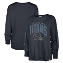 【公式グッズ】NFL タイタンズ 長袖 Tシャツ '47 /フォーティーセブン レディース ネイビー (23 Women's Tom Cat SOA Light Weight LS Tee)