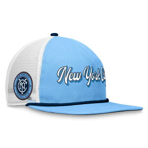 エントリーでポイント 5倍【公式グッズ】MLS ニューヨーク・シティFC スナップバック キャップ Fanatics ファナティクス ブランド メンズ ライトブルー (NUT S23 Men's True Classic Structured Golf Trucker)