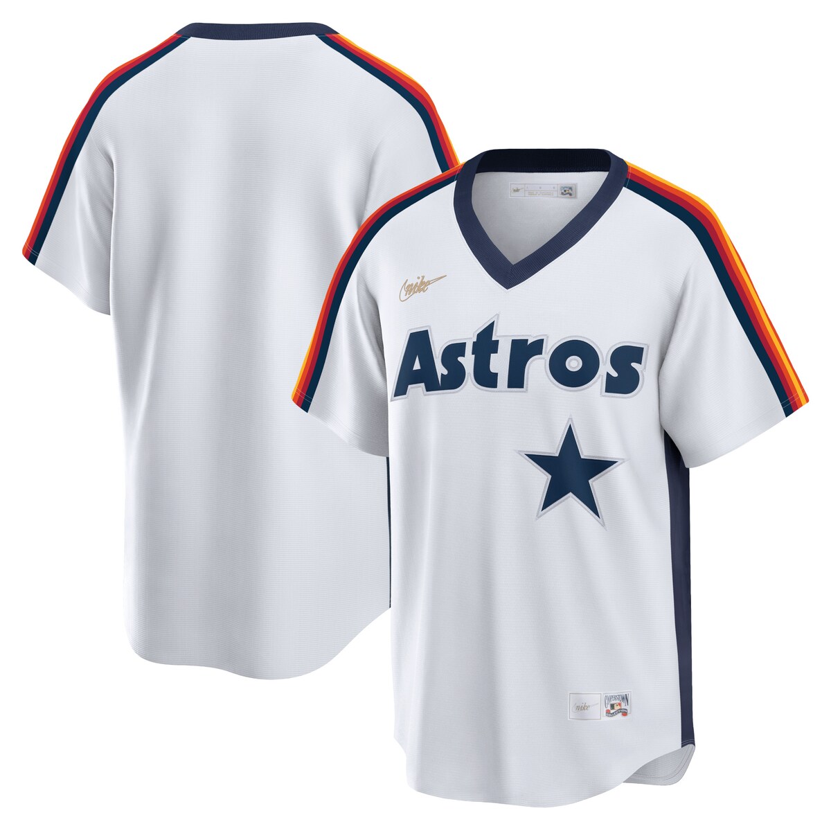 【公式グッズ】MLB アストロズ ユニフォーム Nike ナイキ メンズ ホワイト (MLB Nike Men's Official Cooperstown Team Jersey)