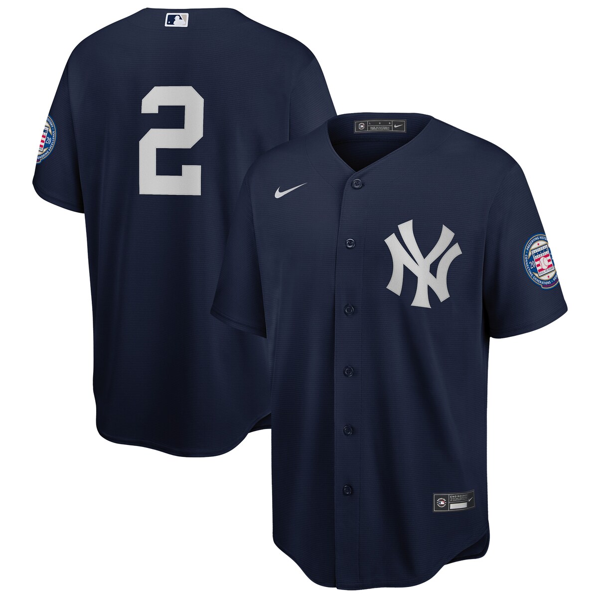 MLB L[X fNEW[^[ vJ jtH[ Nike iCL Y lCr[ (Derek Jeter Men's Replica Nike Jersey)