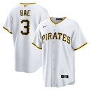 【公式グッズ】MLB パイレーツ バエ・ジファン レプリカ ユニフォーム Nike ナイキ メンズ ホワイト (T770 Mens Rep League Sho...
