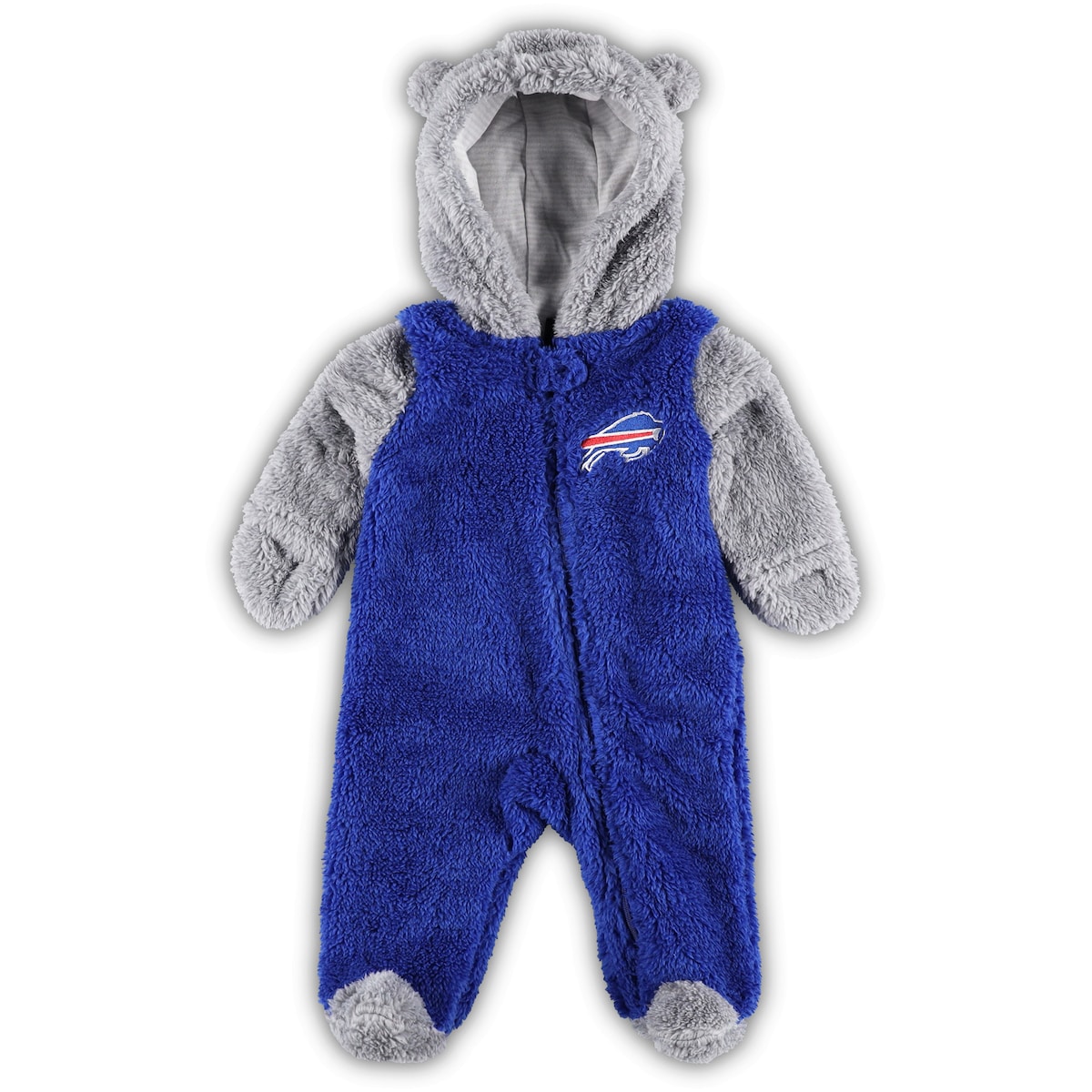 NFL ビルズ ロンパース Outerstuff アウタースタッフ ベビー ロイヤル 22 Newborn Game Nap Teddy Fleece Bunting Pram 