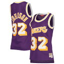 Bring home the look of one of the best Los Angeles Lakers players with this Magic Johnson Hardwood Classics 1984 Swingman jersey. Crafted for excellence by Mitchell & Ness, this jersey features a retro design with distinct player and team graphics. Relive some of the best Magic Johnson on-court moments with this throwback Los Angeles Lakers jersey.Heat-sealed fabric appliqueNike SwingmanOfficially licensedSublimated graphicsMachine wash, line dryImportedMesh fabricBrand: Mitchell & NessTackle twill graphicsMaterial: 100% PolyesterDroptail hem with side splits