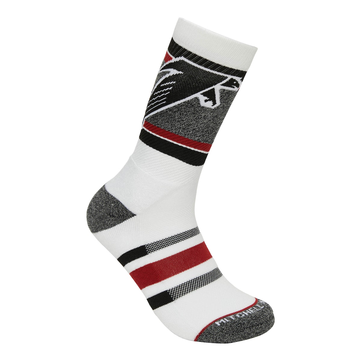 NFL ファルコンズ ソックス Mitchell & Ness（ミッチェル＆ネス） ホワイト (UNISEX NFL INTERCEPTION CREW SOCKS)