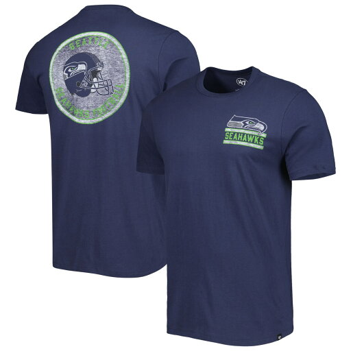 【公式グッズ】NFL シーホークス Tシャツ '47/フォーティーセブン メンズ ネイビー (Men's 47 Brand Open Field Franklin Tee) 【公式グッズ】NFL シーホークス Tシャツ '47/フォーティーセブン メンズ ネイビー (Men's 47 Brand Open Field Franklin Tee)