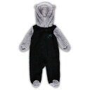 NFL パンサーズ ロンパース Outerstuff アウタースタッフ ベビー ブラック 22 Newborn Game Nap Teddy Fleece Bunting Pram 