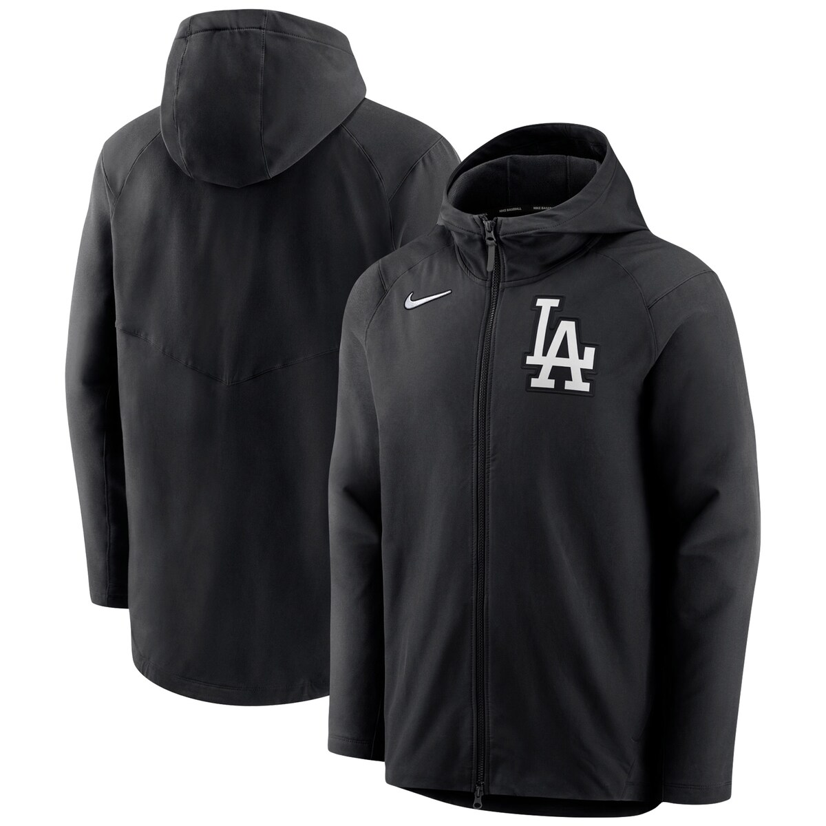 MLB ドジャース フルジップアップ パーカー Nike ナイキ メンズ ブラック (Men 039 s Nike Authentic Collection Player Therma Full Zip Jacke)