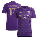 Get pumped up for the next Orlando City SC match day by grabbing this Facundo Torres 2023 The Wall Kit Replica Player Jersey. This adidas jersey is built with AEROREADY technology, ensuring you will stay cool and dry for all 90 minutes. Its crisp, goal-scoring graphics will make you feel like they're part of the squad when Orlando City SC takes the pitch.Ventilated mesh panel insertsHeat-sealed sponsor logo on chestAEROREADY technology absorbs moisture and makes you feel dryOfficially licensedImportedMaterial: 100% PolyesterMachine wash, tumble dry lowEmbroidered adidas logo on right chestTagless collar for added comfortReplicaSewn on embroidered team crest on left chestBackneck taping -no irritating stitch on the backBrand: adidas