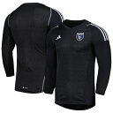 MLS アースクエイクス レプリカ ユニフォーム Adidas（アディダス） メンズ ブラック (ADI S23 Men 039 s Goalkeeper LS Jersey)