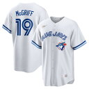 Display your respect for Fred McGriff's superb career with this Cooperstown Collection Inline Replica jersey from Nike. Its vintage design takes you back to the days when the 2023 Hall of Fame inductee was leading the Toronto Blue Jays to victory. The breathable polyester material helps keep you comfortable as you represent one of the game's all-time greats.Officially licensedJersey Color Style: HomeGold retro Swoosh logoImportedMachine wash, tumble dry lowMaterial: 100% PolyesterBrand: NikeStandard fitCooperstown JerseyRounded hem with satin woven jock tagFull-button frontHeat-applied twill team and player detailsShort sleeve