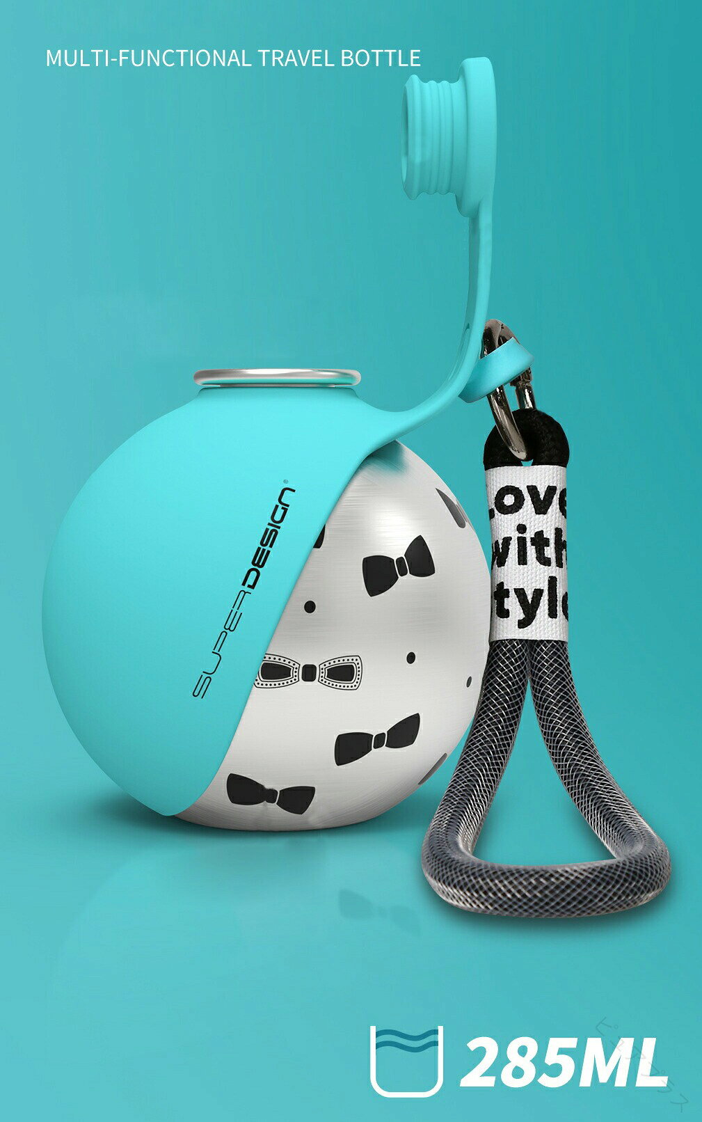 ペットウォーターボトル 金属ペットウォーターボトル 2colors 2タイプ 285ML ペット水飲み ペット用品 犬 散歩 旅行 携帯 ペットボトル 災害 避難 防災 グッズ 水 給 ペット ボトル fancacademy-10003563 FANCアカデミー 楽天市場店 サンプル画像3