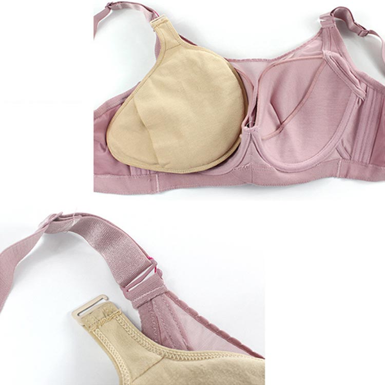 ホック付き ホックなし 乳がんパッド専用カバー 全摘術専用 乳がん用 パッド カバ...