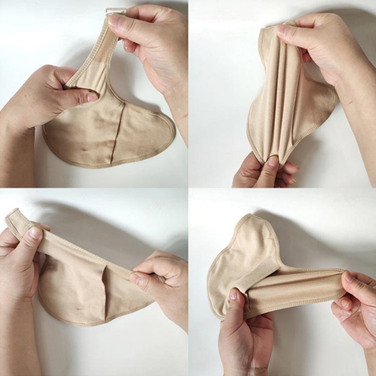 ホック付き ホックなし 乳がんパッド専用カバー 全摘術専用 乳がん用 パッド カバ...
