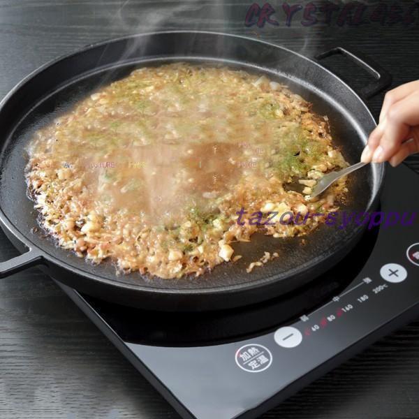 鉄板プレート お好み焼き もんじゃ焼き ウィッグ つけ毛 フルウィッグ 超目玉商品 28cm 30cm 33cm 35cm 42cm
