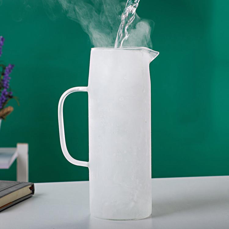 麦茶ポット ピッチャー ガラスピッチャー ティーポット 耐熱 直火 1500ml ガラスケ...
