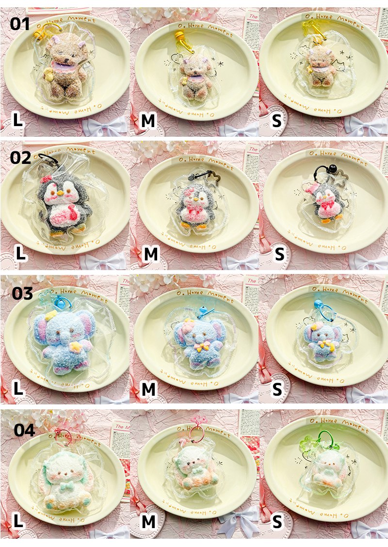 最新 スクイーズ 動物 アニマル ふわふわ ぞう きつね うさぎ ねずみ クリーム 袋のまま 柔らかい もちとろ 水感 粘着 触り心地 大人可愛い バッグチャーム ストレス解消 fancacademy-10007143 FANCアカデミー 楽天市場店 サンプル画像3