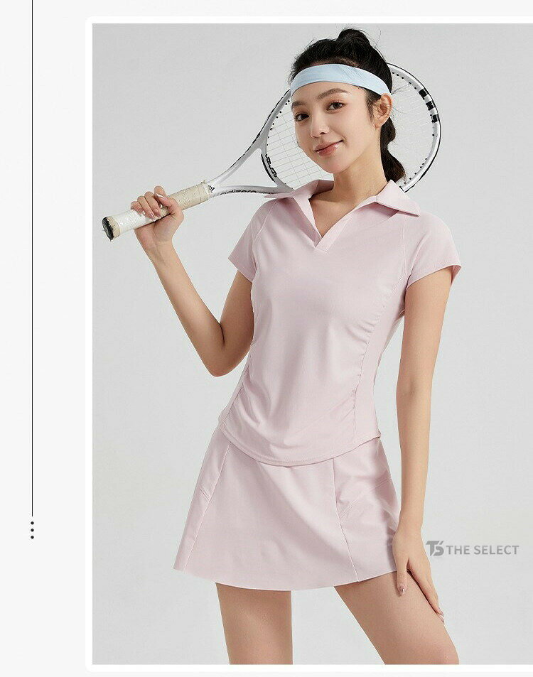 上下セット テニスウェア スポーツウェア レディース 半袖 トップス Tシャツ 運動...