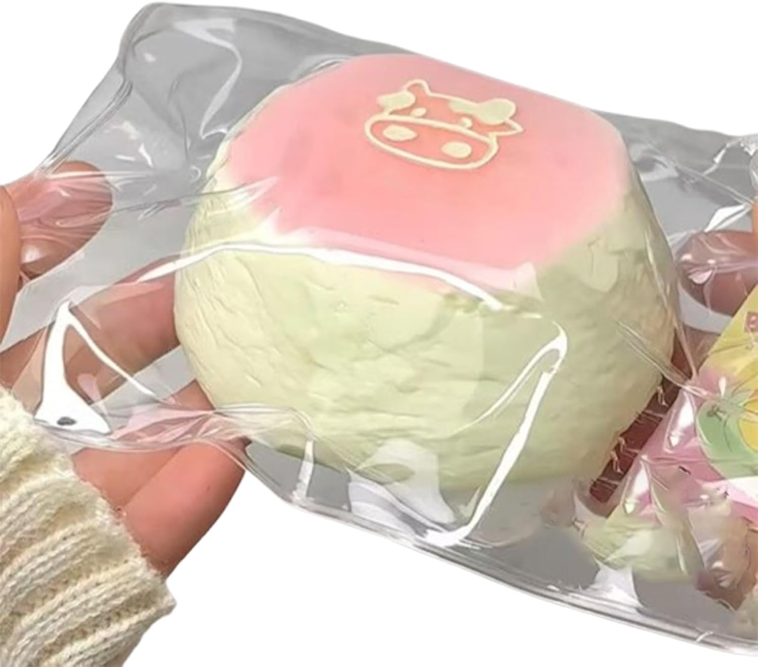 もも スクイーズ スクイーズケーキおもちゃ もちもち 水感スクイーズ 減圧グッズ 伸縮性のあるスティッキーボールおもちゃ弾力性が高く 手触りが柔らかく シリコン fancacademy-10003355 FANCアカデミー 楽天市場店 サンプル画像2