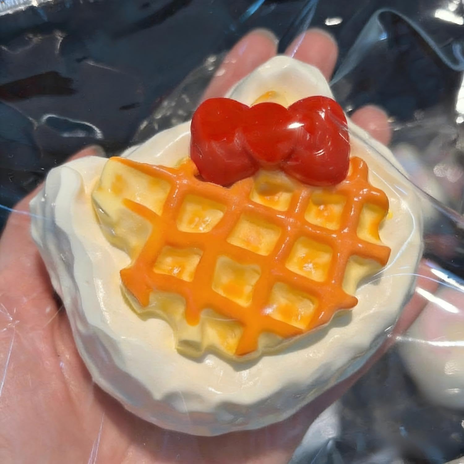 もも スクイーズ スクイーズケーキおもちゃ もちもち 水感スクイーズ 減圧グッズ 伸縮性のあるスティッキーボールおもちゃ弾力性が高く 手触りが柔らかく シリコン fancacademy-10003355 FANCアカデミー 楽天市場店 サンプル画像3