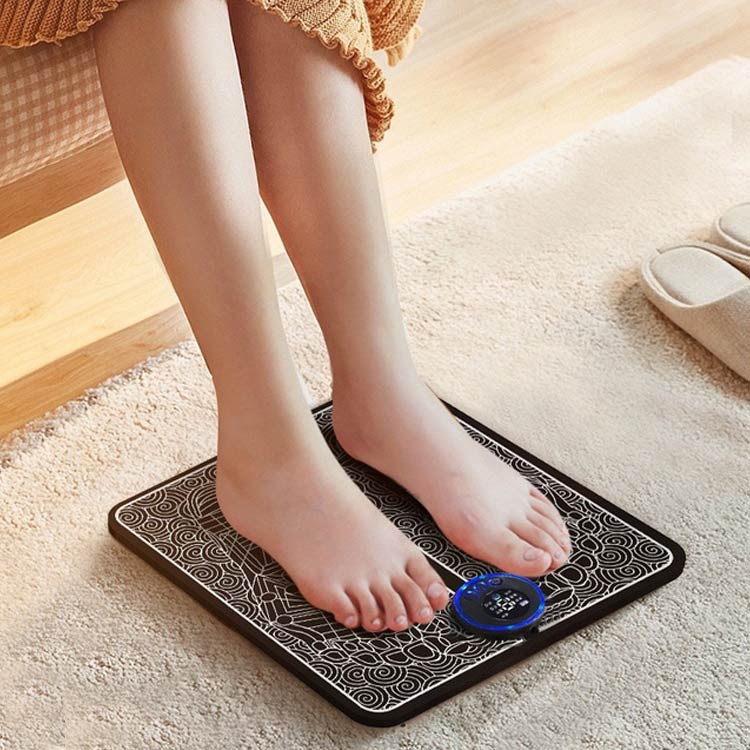敬老の日 母の日 EMS リモコン付き 足 フットパッド 足裏 コンパクト 多機能 8つモ...