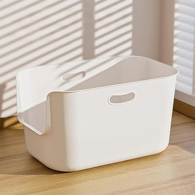 猫トイレ 大型 ネコ ねこ 猫トイレ本体 大きい 深い シンプルトイレタリー オープンタイプ 飛び散り防止
