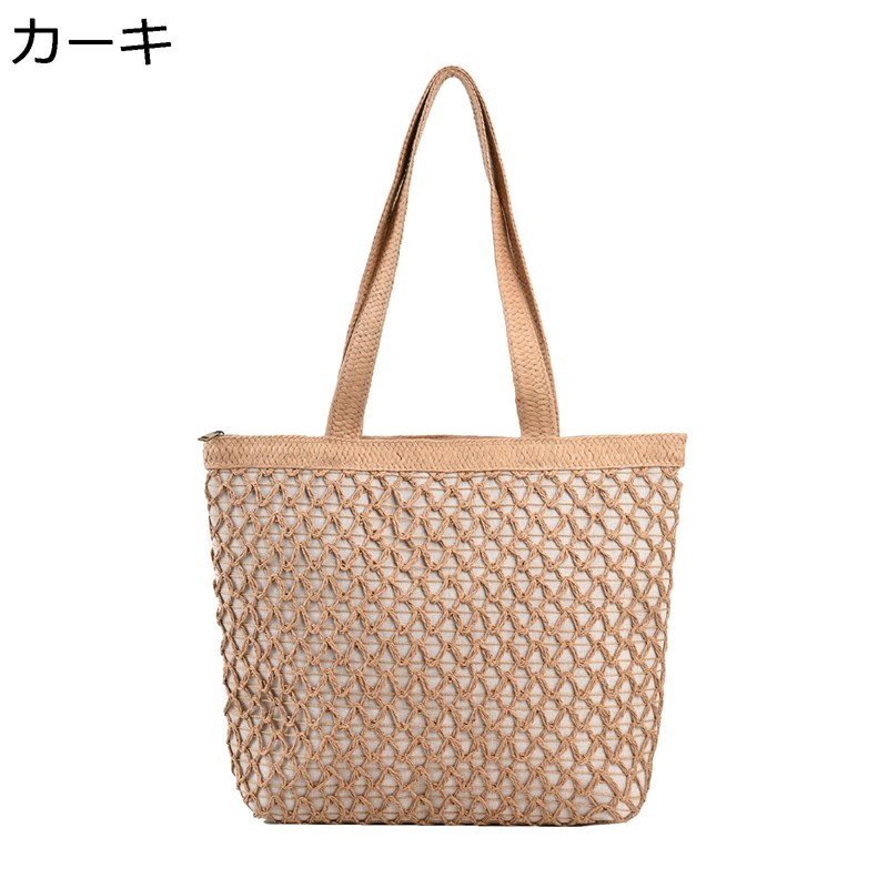 カゴバッグ 可愛い トートバッグ 女性用 着物 リゾート感 ストロー 2way レディース ハンドバッグ 大型 夏用バッグ リゾート 編みバッグ ギフト 小物収納 財布 スマホ ハンドメイド