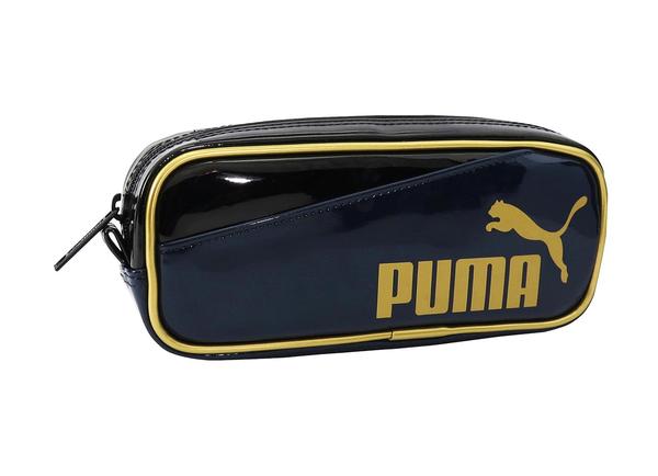 クツワ　筆箱　PUMA　エナメルロゴペンケ−ス　ネイビ−　ペンケース