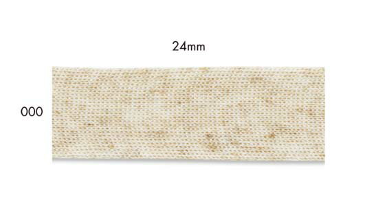 麻混ニットテープ(幅 :約24mm)《《価格は1mのお値段です・巻単位購入50%オフ・1巻＝30m》(No.114-77-24mm)