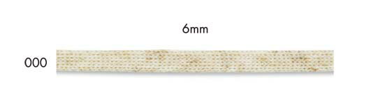 麻混ニットテープ(幅 :約6mm)《《価格は1mのお値段です・巻単位購入50%オフ・1巻＝30m》(No.114-77-6mm)