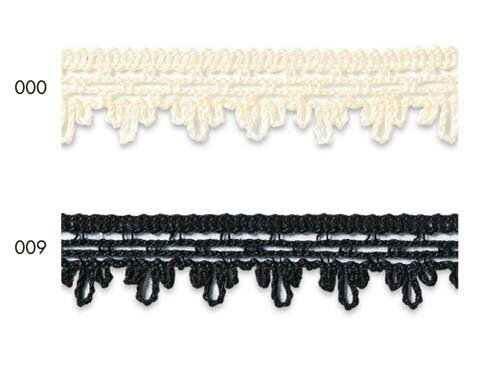 レーシーコットン(幅 :約18mm）《価格は1mのお値段です・巻単位購入50%オフ・1巻＝30m》シルケットコットンのレース調ブレードです。(No.114-818)