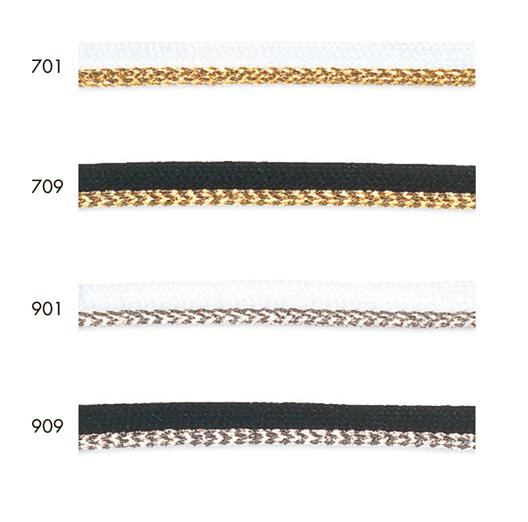 レーヨンラメパイピング (幅 :約8mm）《価格は1mのお値段です・巻単位購入50%オフ・1巻＝30m》(No.115-1041)