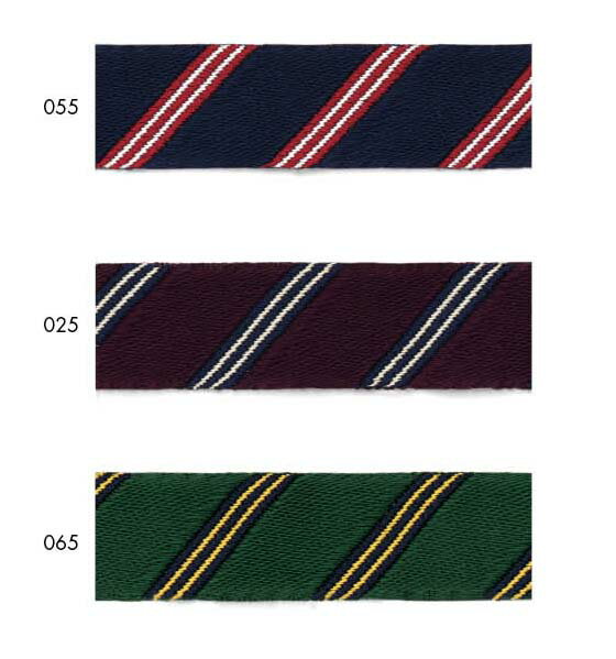 レジメンタル ストライプテープ 20mm《価格は1mのお値段です・巻単位購入50%オフ・1巻＝30m》(No.141-9454-20mm)