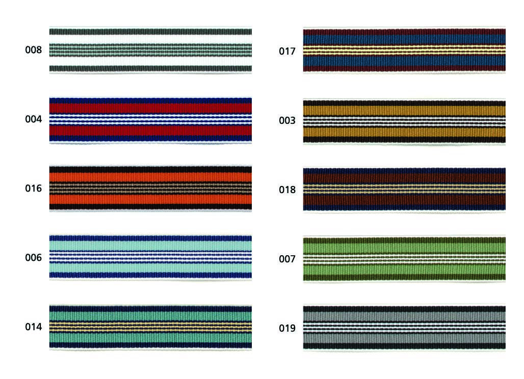 リサイクルポリエステル ストライプ グログランリボン 9mm《価格は1mのお値段です・巻単位購入50%オフ・1巻＝30m》(No.141-9457-9)