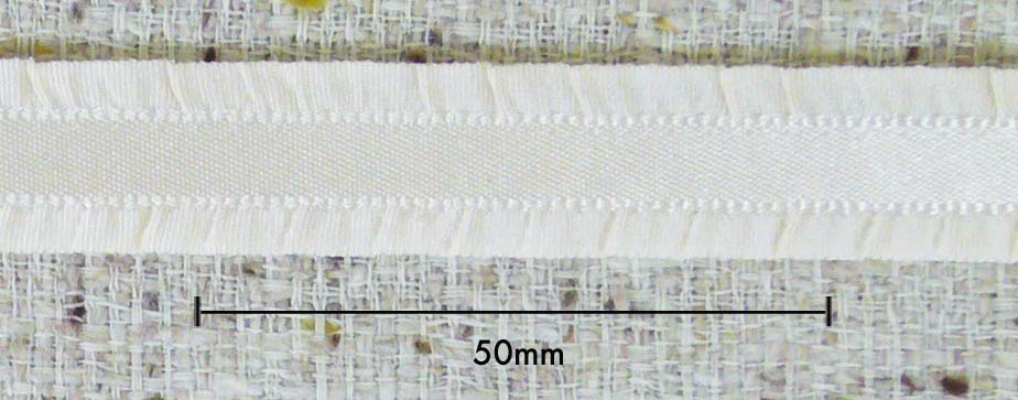 サテン両フリルリボン15mm《価格は1mのお値段です・巻単位購入50%オフ・1巻＝30m》...