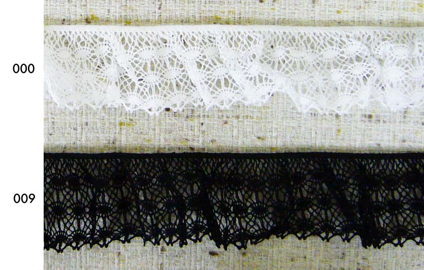 ストレッチ　トーションレース(幅 :約35mm）《価格は1mのお値段です・巻単位購入50%オフ・1巻＝30m》(N..