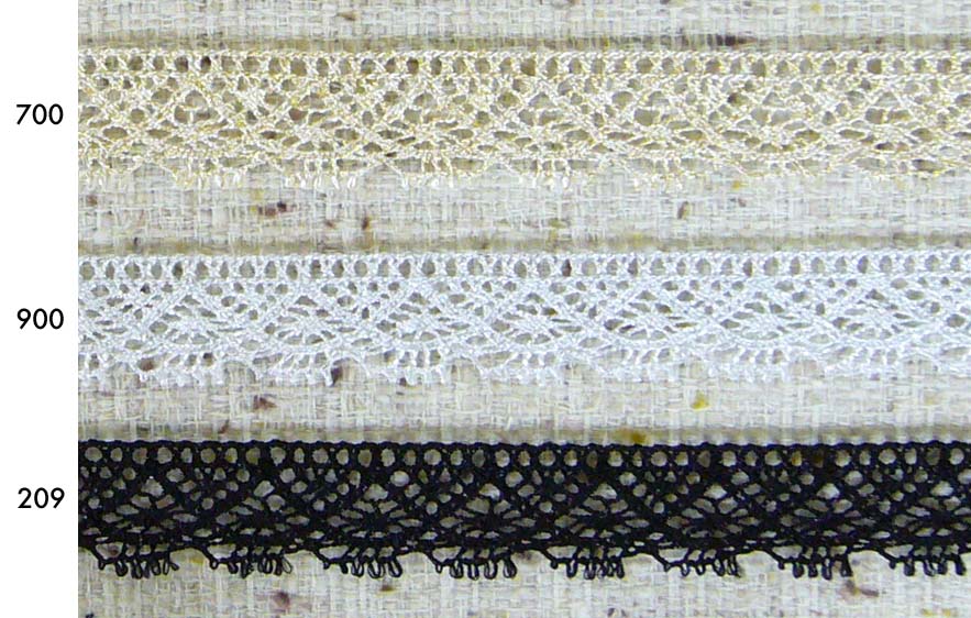 ブライトトーションレース(幅 :約18mm）《価格は1mのお値段です・巻単位購入50%オフ・1巻＝30m》(No.156-403)